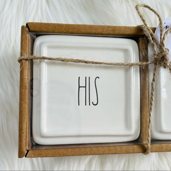 RAE DUNN NWT Jewelry Boxes Set of 2 His & Hers NWT Gifts for Her - Picture 3 of 7